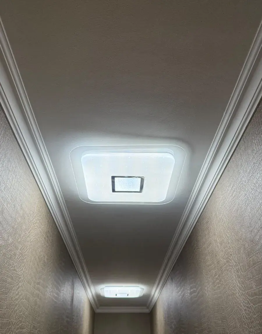 Moderní LED stropní svítidla 50 × 50 cm – 4 ks