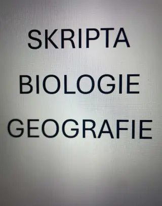 Biologie - geografie