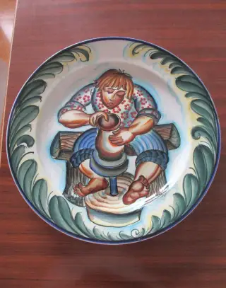 Velký talíř na zeď (40 cm)