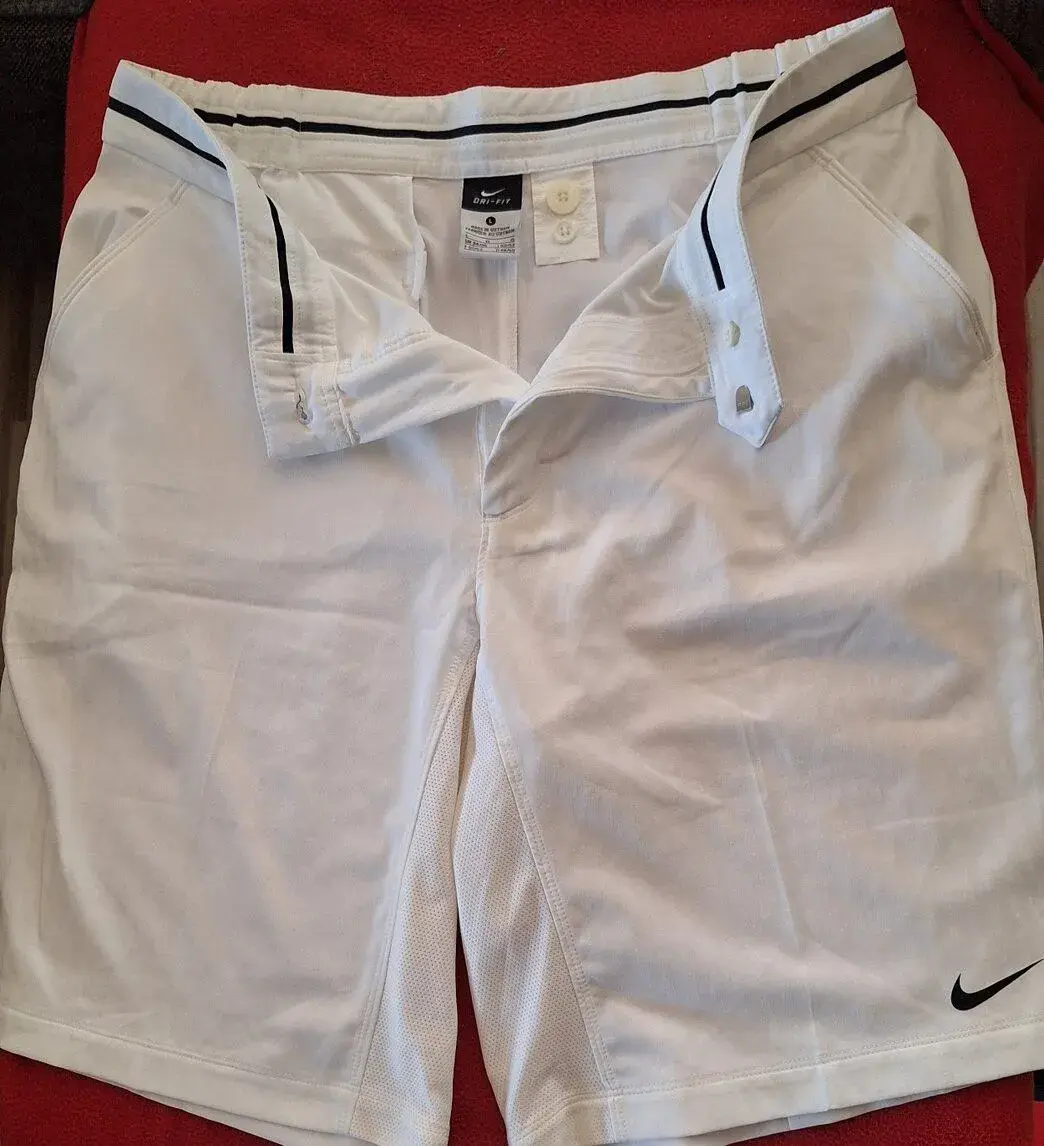 Pánské tenis/golfové šortky NIKE bílé, UK 34/36