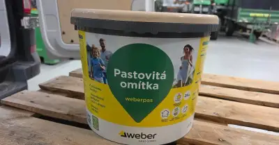 Fasádní omítka Weber béžová PAS Extra Clean