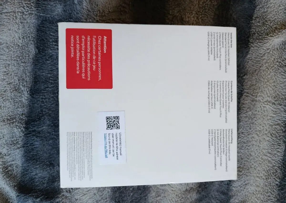 Meta Quest 3S 128GB + originální pouzdro – NOVÉ, NEROZBALENÉ