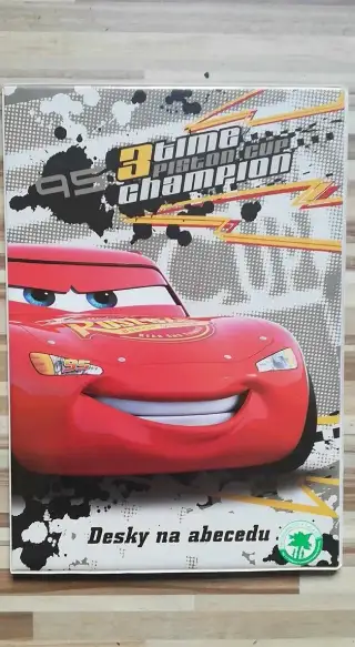 Desky na písmena Cars - Blesk McQueen- limitovaná edice