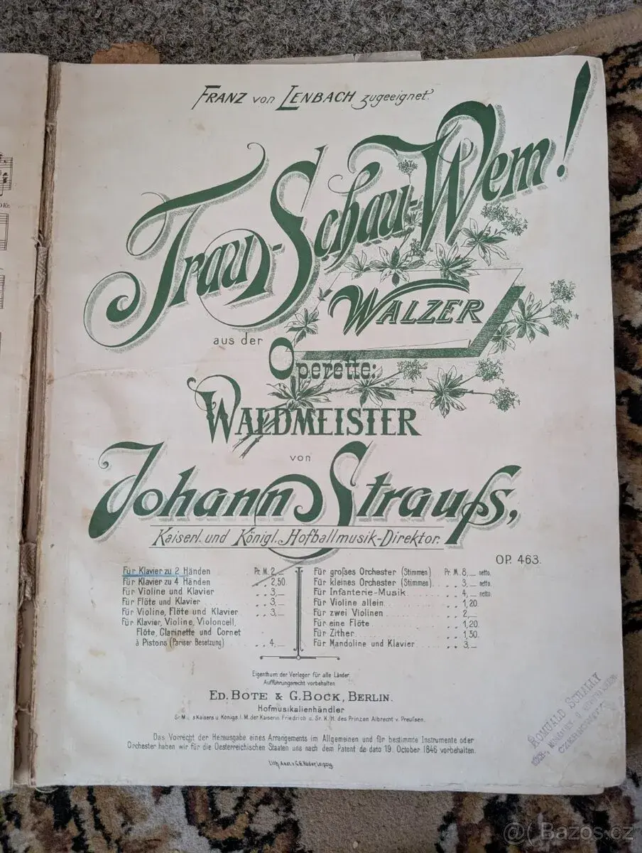 KLASIKA, Haydn, Smetana, Strauss, Baur, Schubert, , Malát