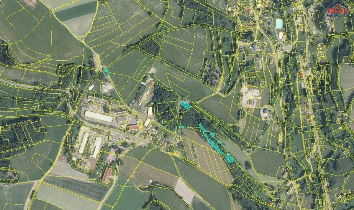 Prodej lesních pozemků 2496 m2