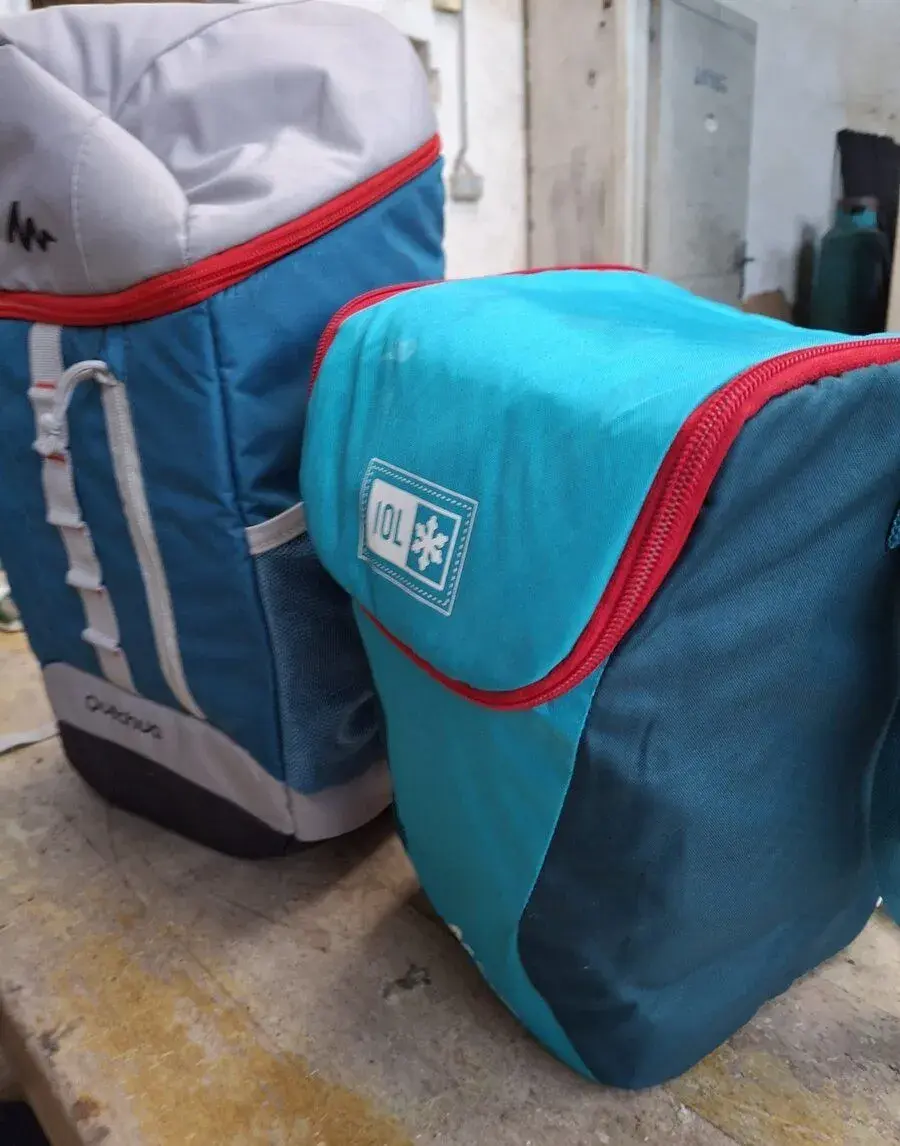 Chladicí batoh a taška Quechua 20 l + 10 l