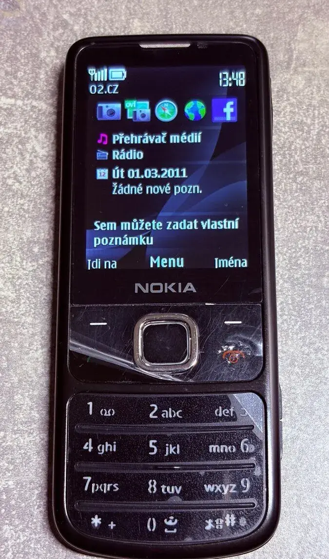 Nokia 6700 Black Nový