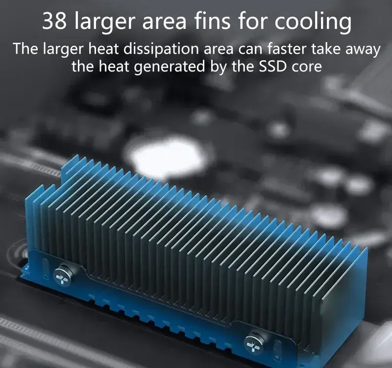 JEYI M.2 HeatSink pasivní chladič na NVMe SSD