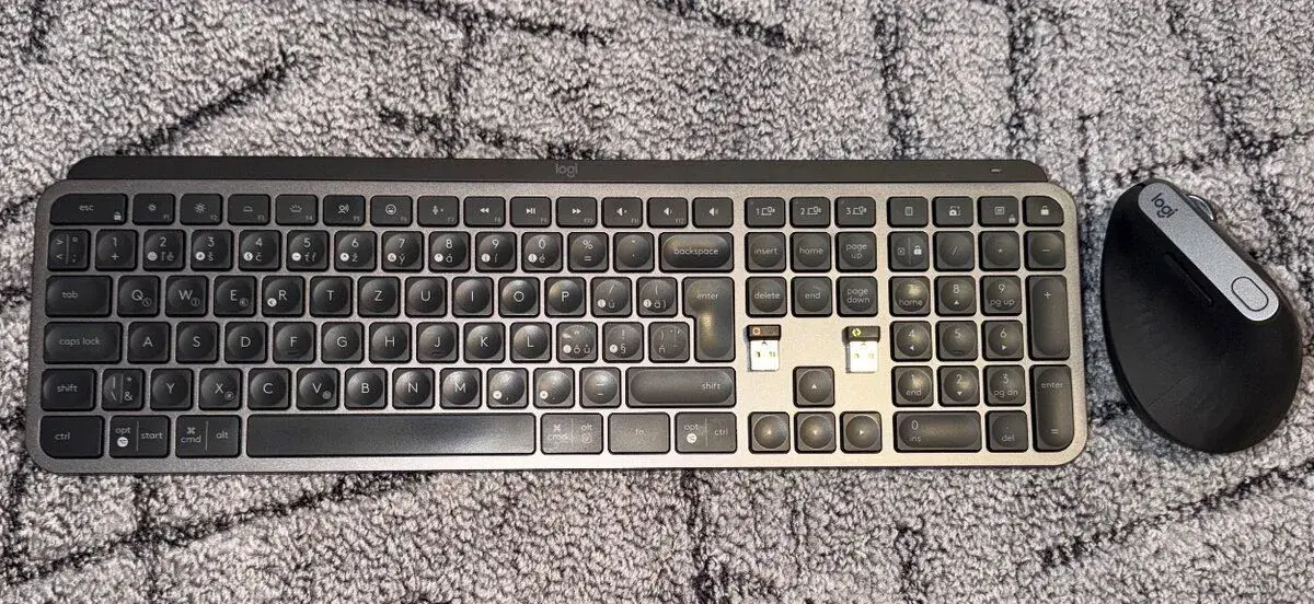 Set Logitech MX Keys S Graphite CZ/SK + myš MX Vertical