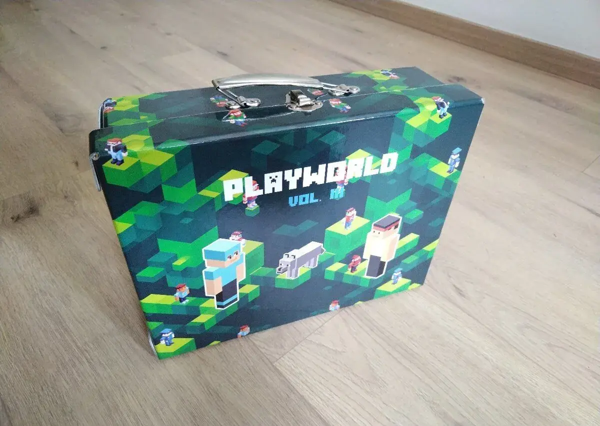 2 kufříky na výtvarnou výchovu Minecraft, Pirát