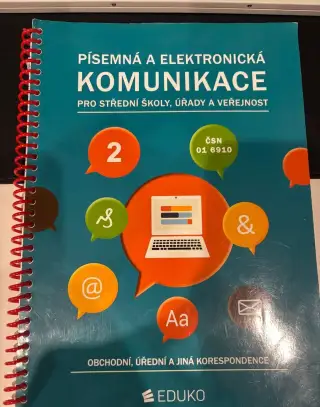 Učebnice Písemná a elektronická komunikace 2023