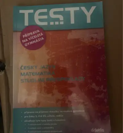 Testy -příprava na víceletá gymnázia