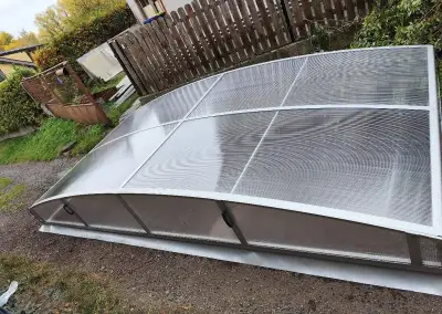 Zastřešení bazénu 4 moduly