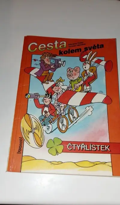 Čtyřlístek kniha cesta kol.světa a zachraňte Lidušku za 170k