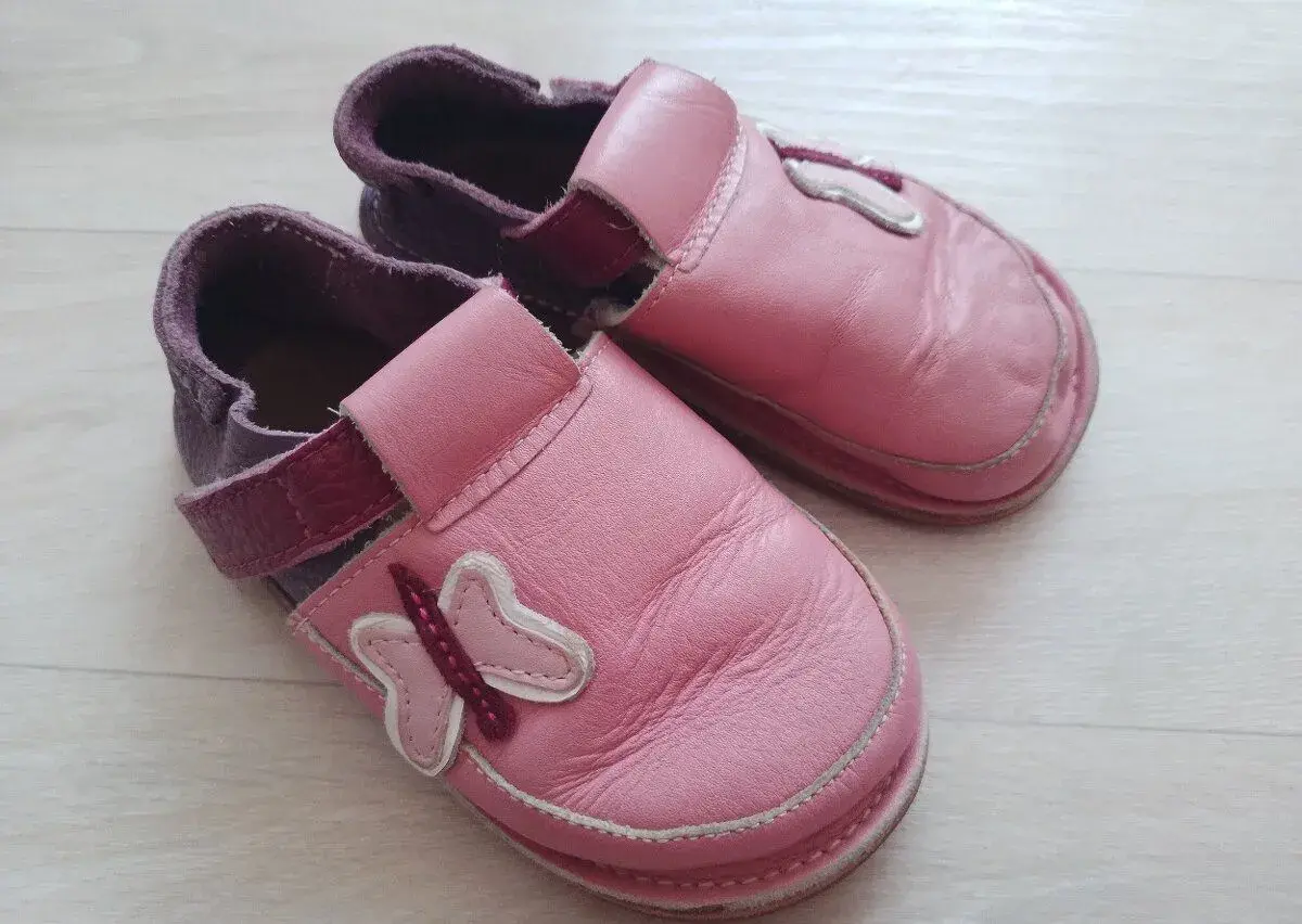 Barefoot kožené capáčky Tikki vel. 24