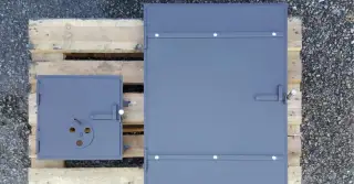 Sada dvířek pro stavbu udírny (3mm)