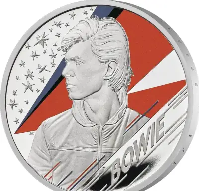 DAVID BOWIE Music Legends 1 Oz Silver Coin Proof