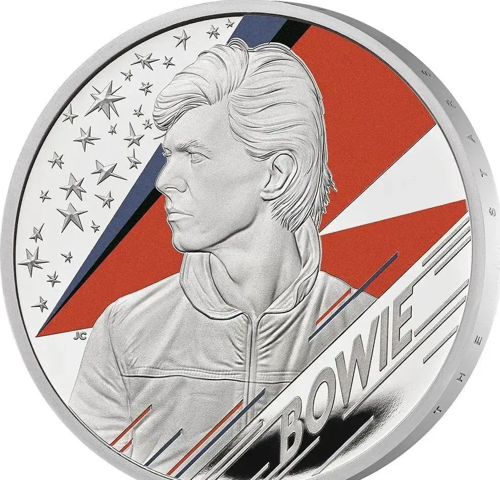 DAVID BOWIE Music Legends 1 Oz Silver Coin Proof