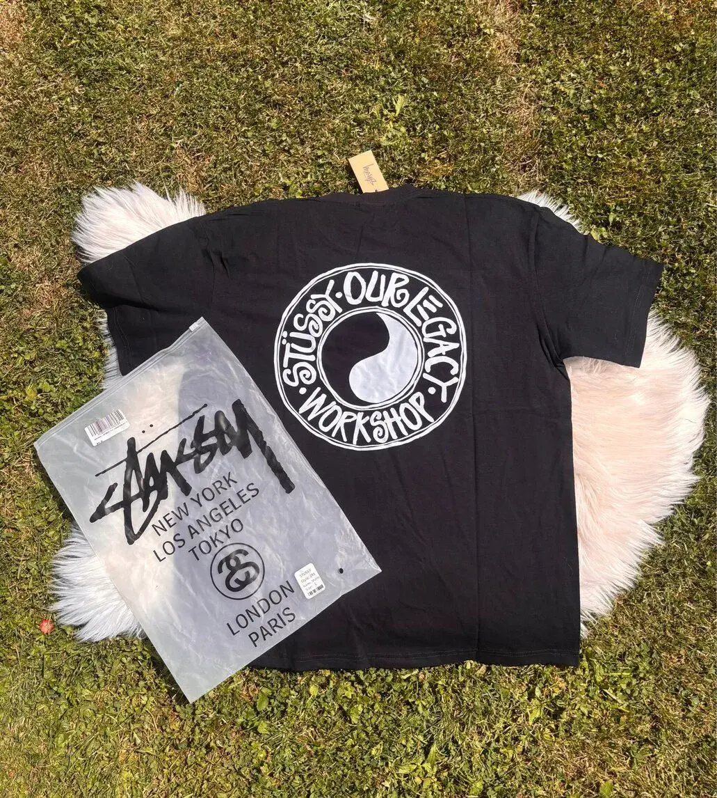 Stüssy pánské černé tričko