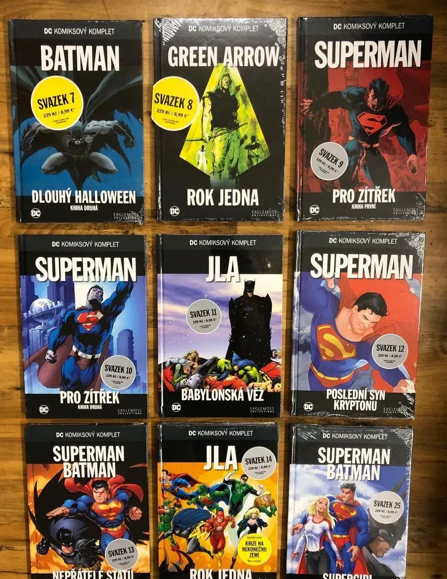 DC komiks 10 ks - Batman, Superman NOVÉ Zabalené