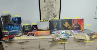 Počítačové hry, sběratelské edice, artbook.