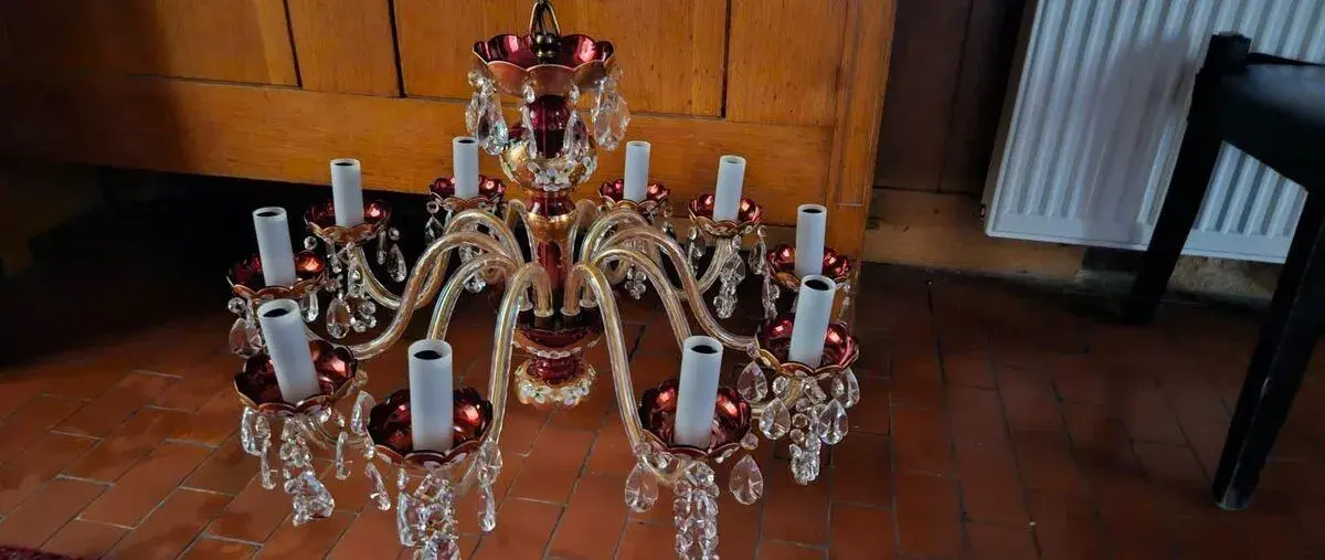 10 Ramenný křišťálový lustr