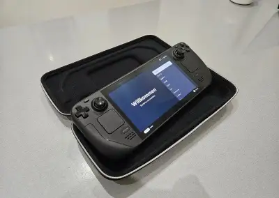 Steam Deck OLED 1TB - perfektní stav, nové páčky, přísl.