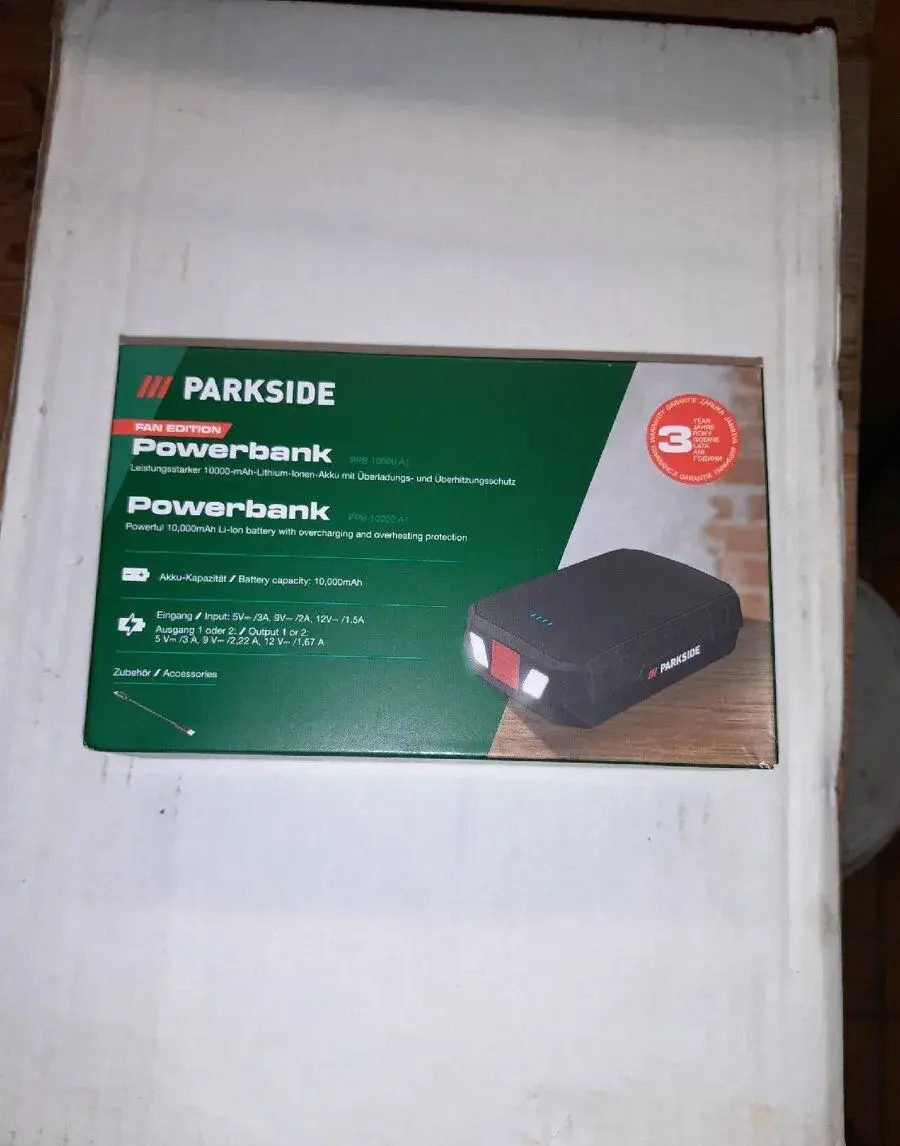 Powerbanka parkside 10 000ah