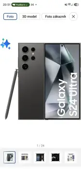 Samsung Galaxy S24 Ultra 12 GB / 512 GB | Černý titan