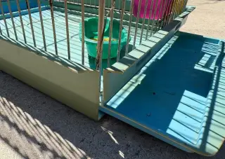 Klec pro ptactvo / andulky s příslušenstvím