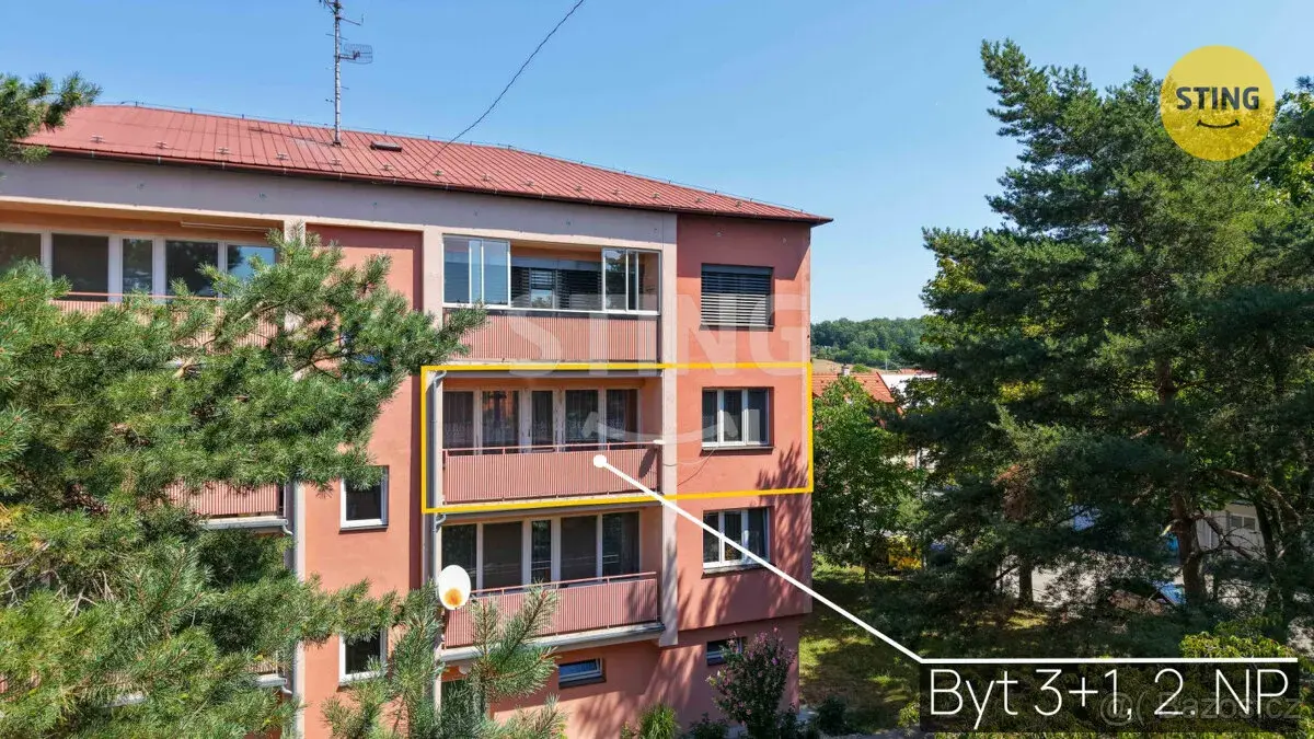 Prodej bytu 3+1, 91m2, balkon, lodžie, 136425