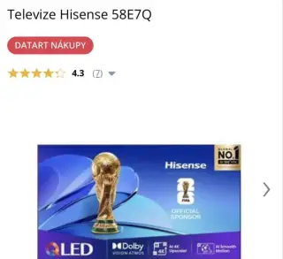 Nová Televize Hisense Na náhradní díly
