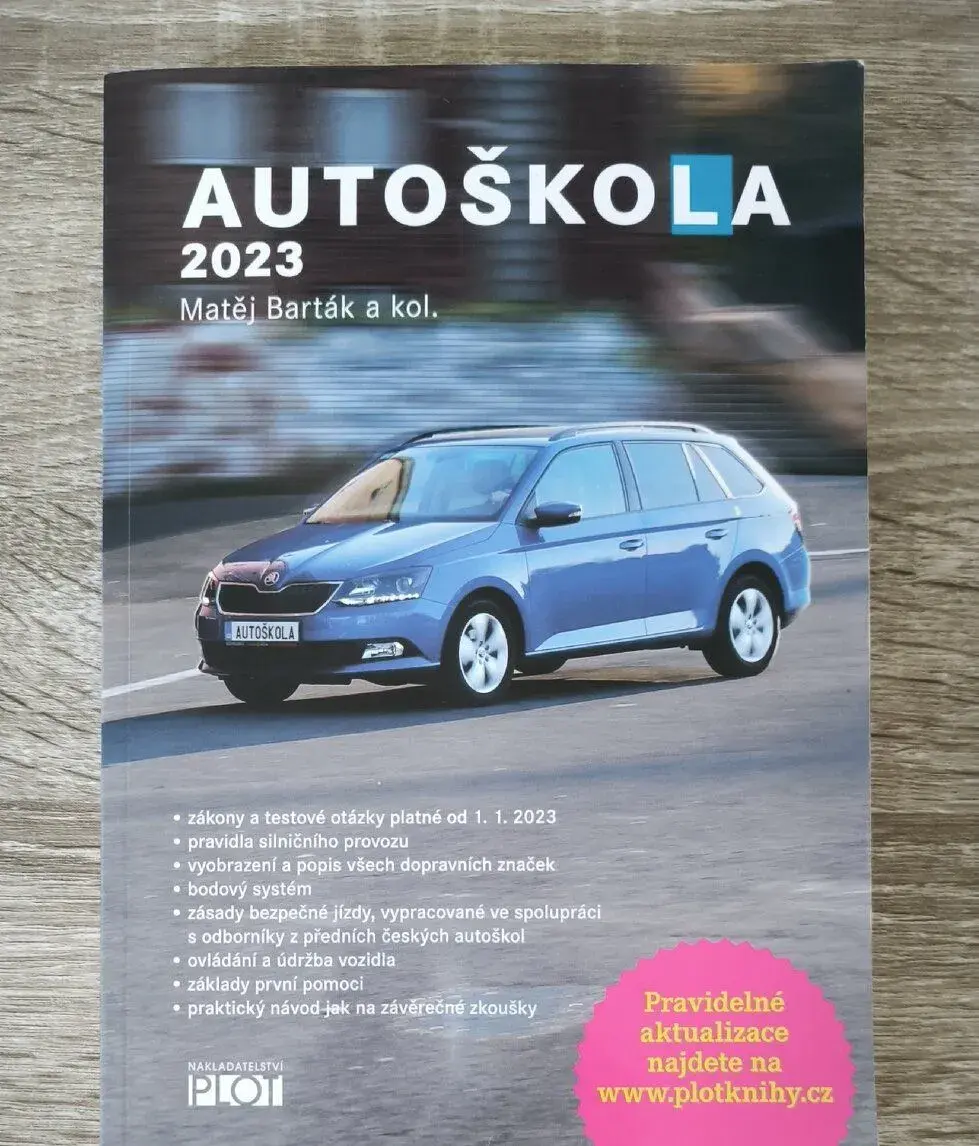 Učebnice Autoškola 2023 – Matěj Barták a kol.