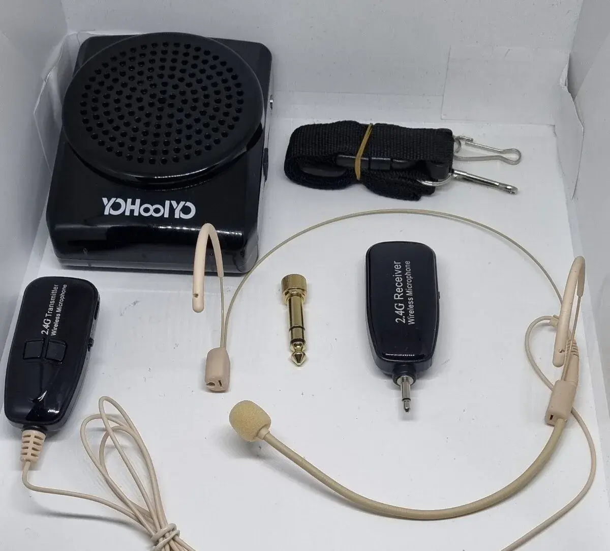 Yohoolyo Mini zesilovač + bezdrát. mikrofon