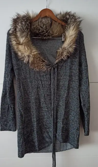 Cardigan s kožíškem