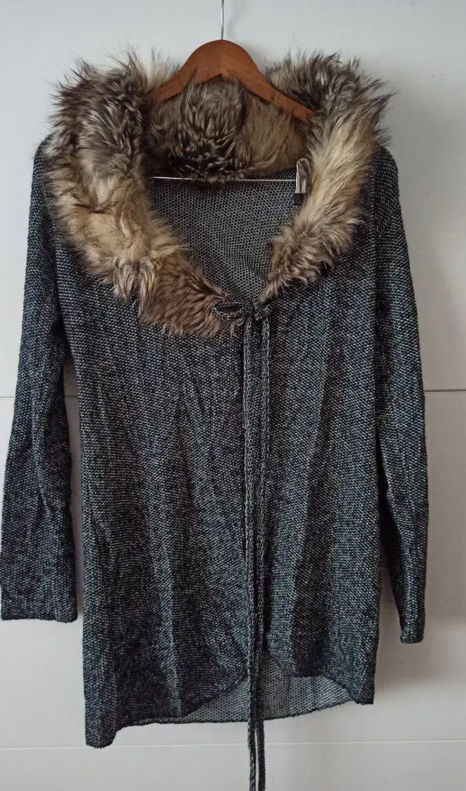 Cardigan s kožíškem