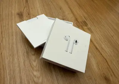 Prázdná krabice AirPods