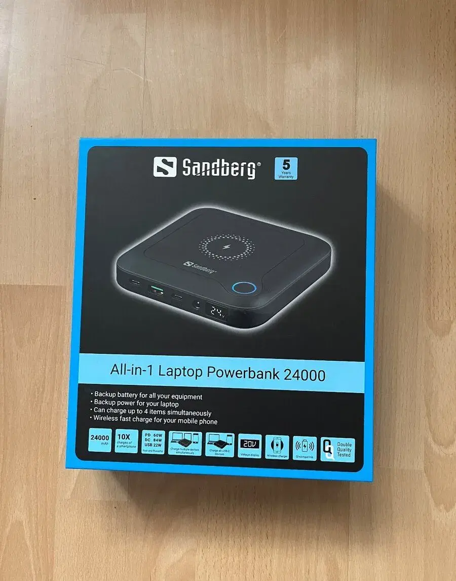 Sandberg All-in1 Laptop Powerbanka 24000mAh - nová