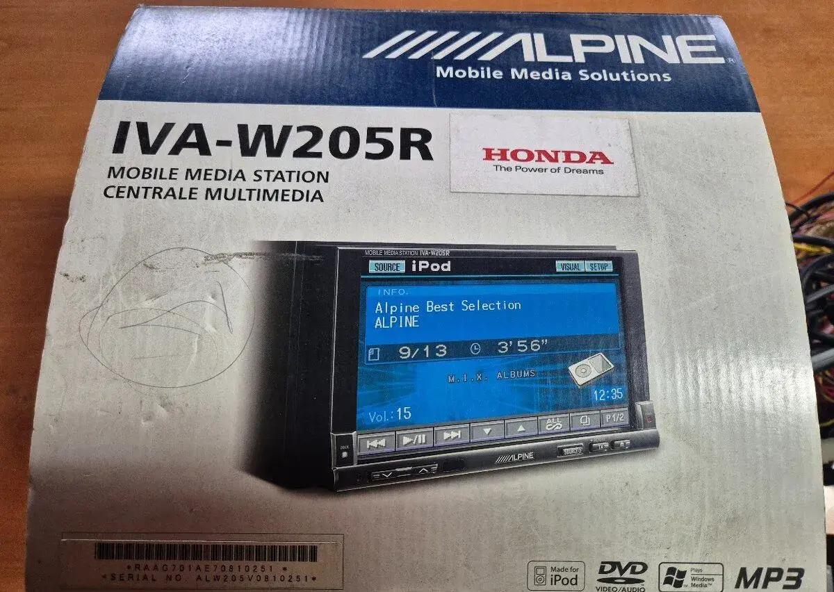 Alpine IVA-W205R - autorádio s DVD,KAMERA,NAVI,
