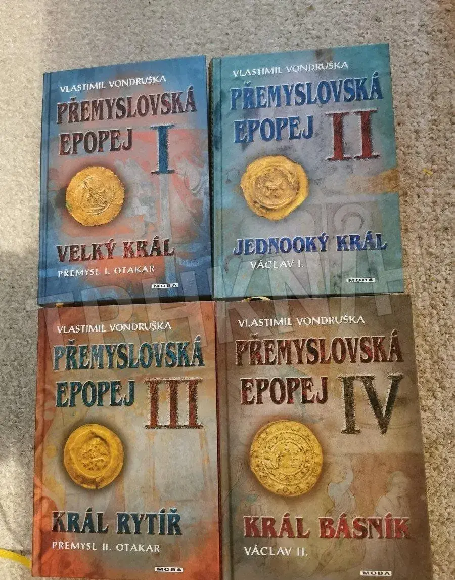 Vlastimil Vondruška Přemyslovská epopej 1. - 4. dil