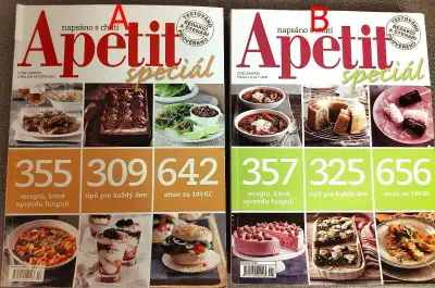 Časopis svázaný 5+5 čísel APETIT 1-5/2012, 6-11/2012