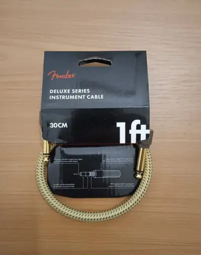 Fender Deluxe Series Patch kabel 30 cm Tweed
