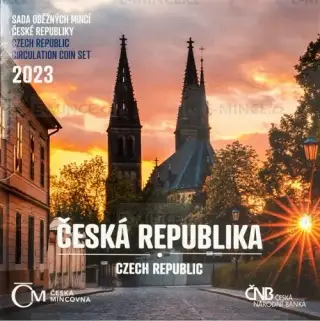 13 SAD OBĚŽNÝCH MINCÍ ČESKÉ REPUBLIKY v b.k., ČNB