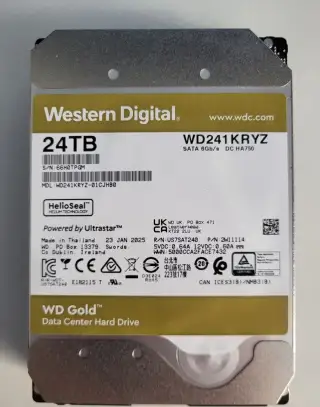24TB WD Gold