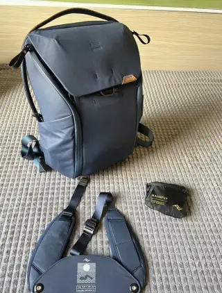 Peak Design Everyday Backpack V2 20L + Rain Fly + Hip Belt