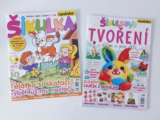 ČASOPISY PRO DĚTI • ŠIKULKA • ŠIKULKOVO TVOŘENÍ
