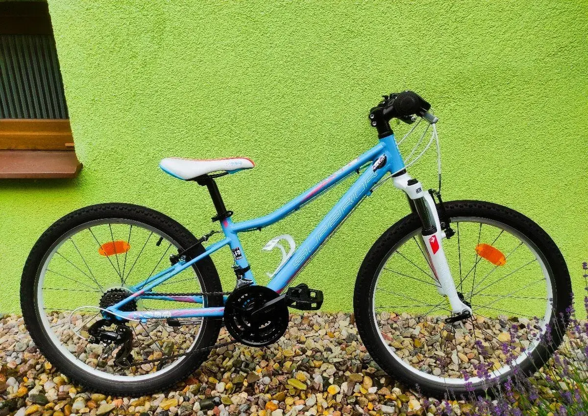 Značkové dětské kolo SUPERIOR 24" (světle modrá)