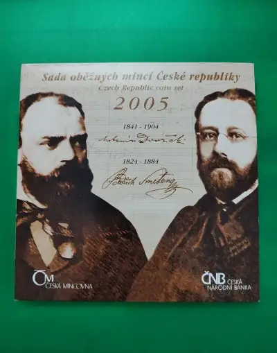 Vzácná sada oběžných mincí 2005 + CD