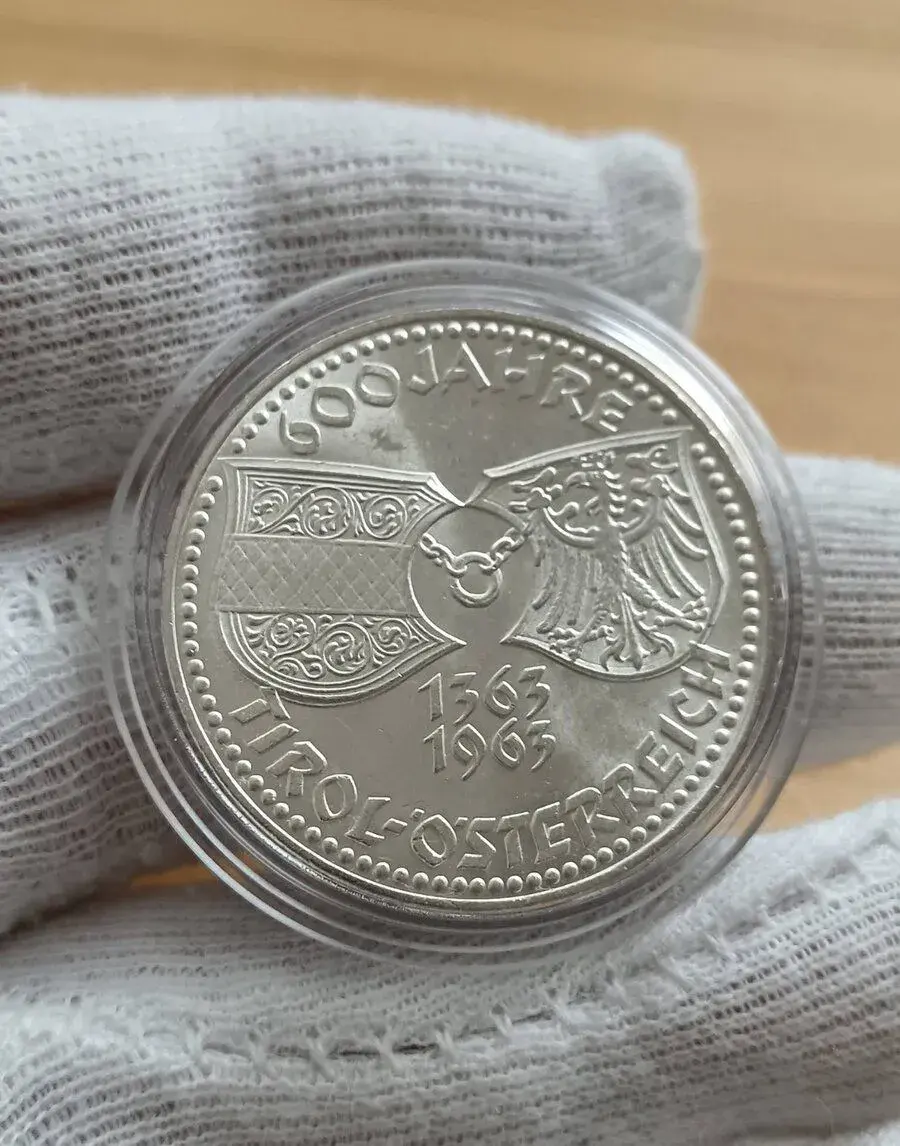 Stříbrné 50 schiling Rakousko stříbro 0,900