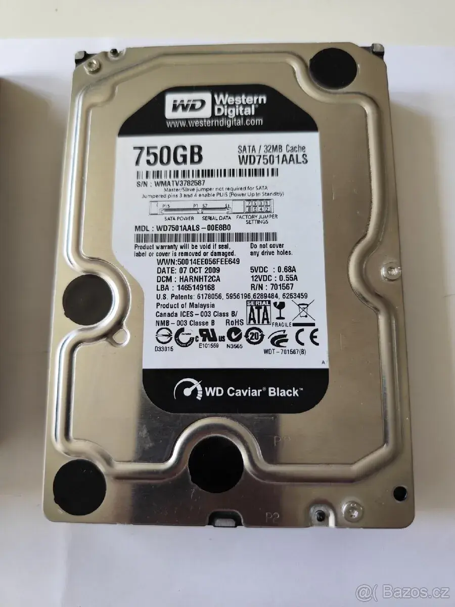 HDD 750GB